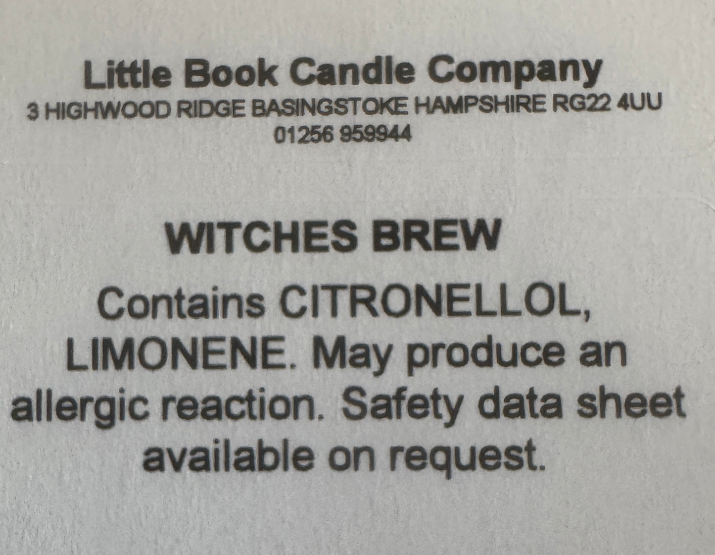 60g Clam Bar Witches Brew