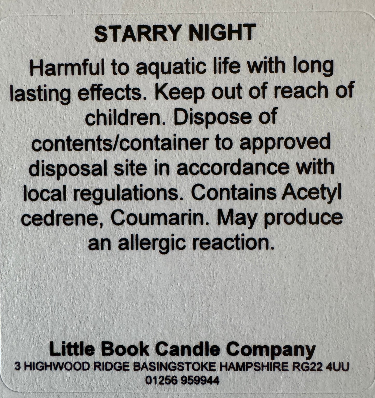 Pack of 10 Wax Melt Hearts Starry Night