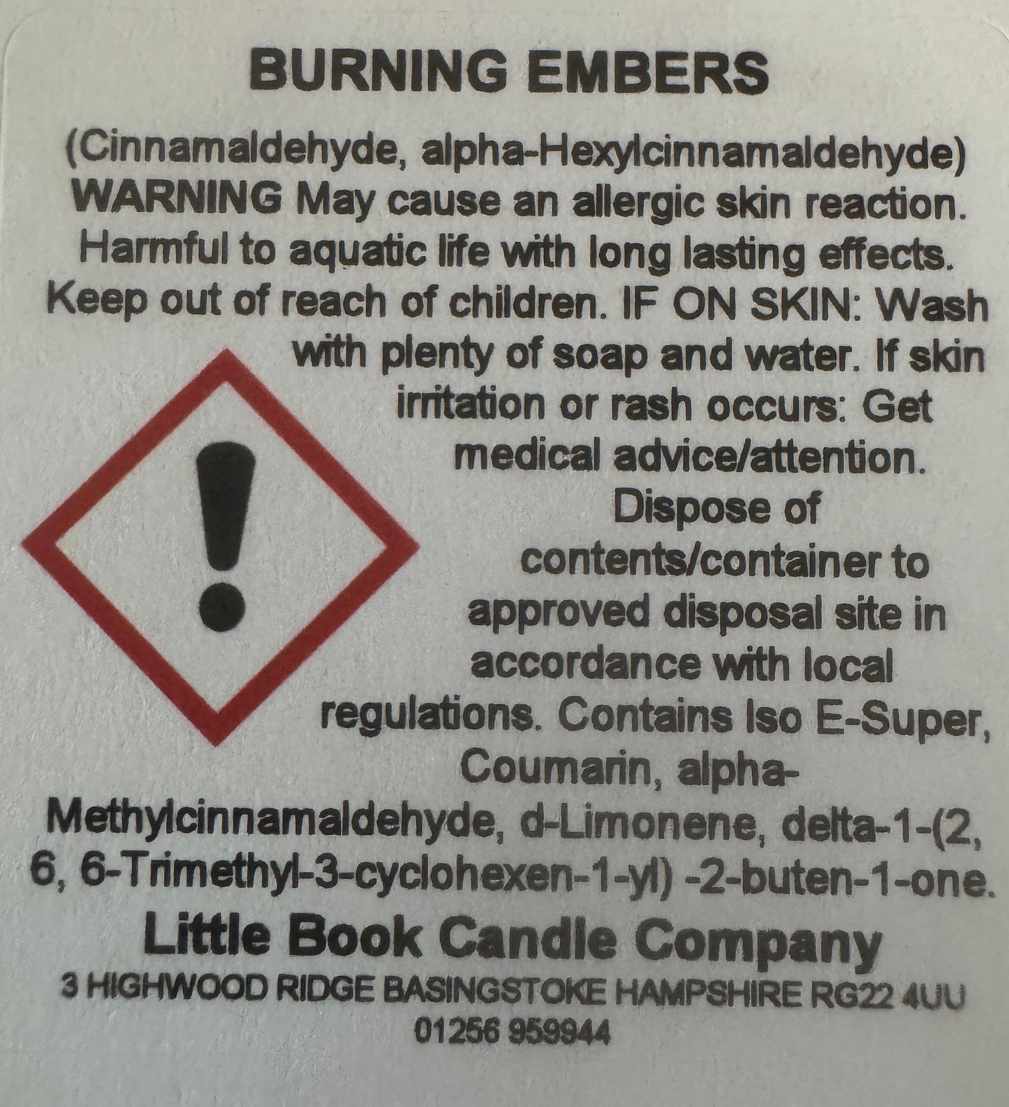 Pack of 10 Wax Melt Hearts Burning Embers