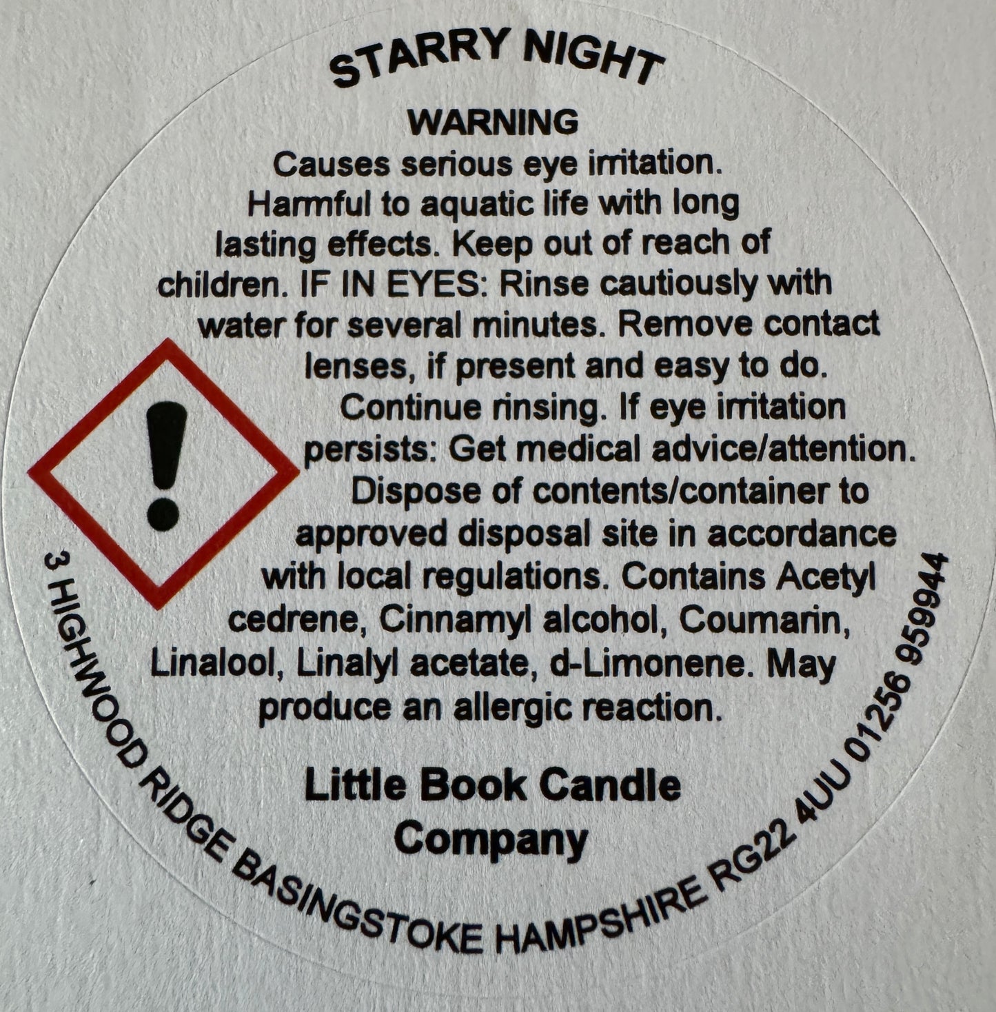 100ml Reed Diffuser Starry Night