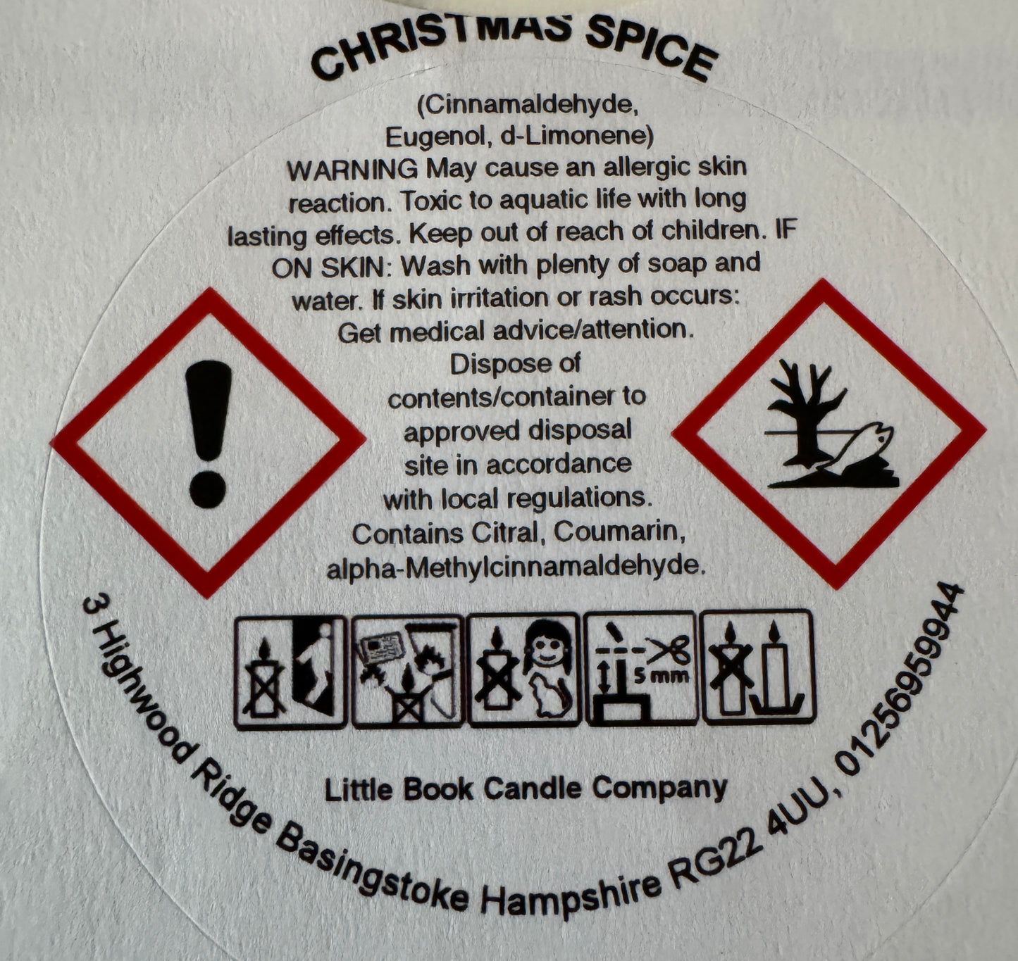 60g Christmas Tree shaped wax melts Christmas Spice