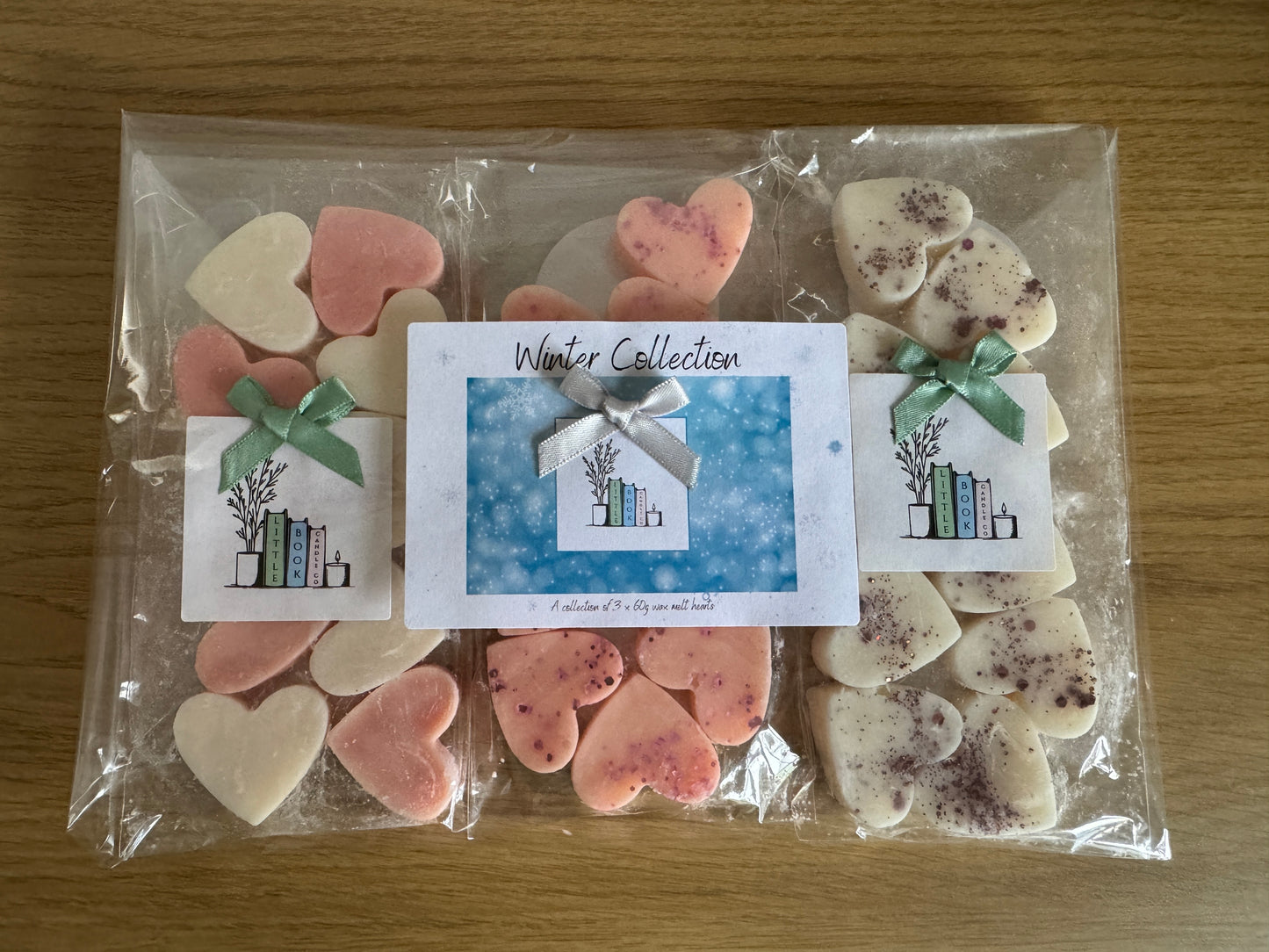3 pack Wax Melts Hearts/Clams 2 for £15 Christmas Market (Copy)