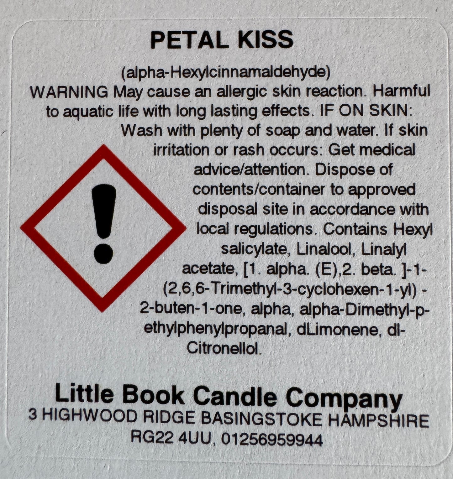 60g Clam Bar Petal Kiss