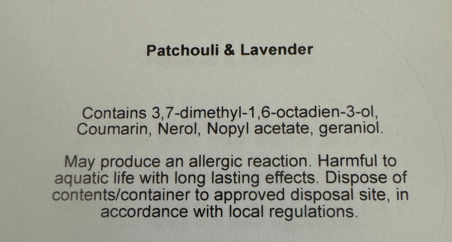 Pack of Tea Lights in Organza Bag Patchouli & Lavender