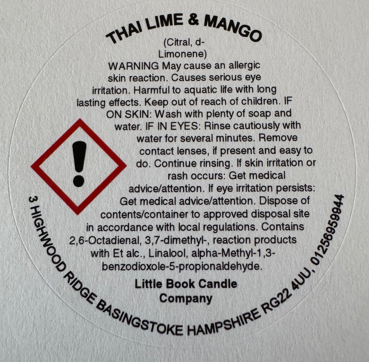 Pack of 10 Wax Melt Hearts Thai Lime & Mango