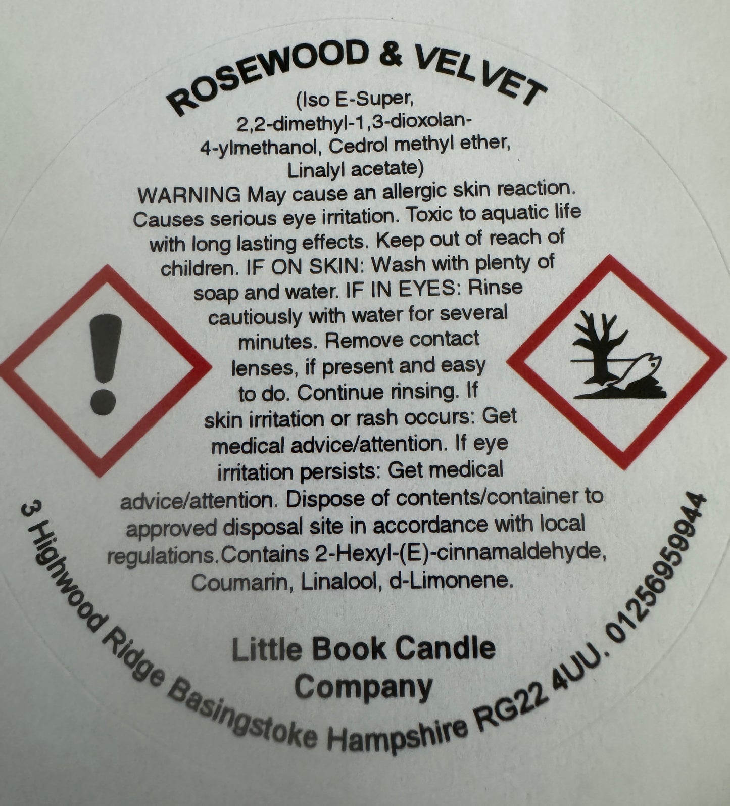 100ml Reed Diffuser Blackcurrant & Tuberose