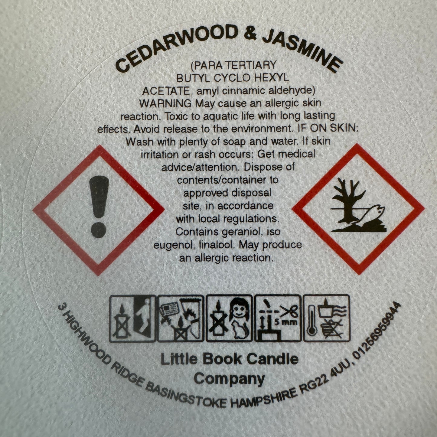 60g Clam Bar Cedarwood & Jasmine