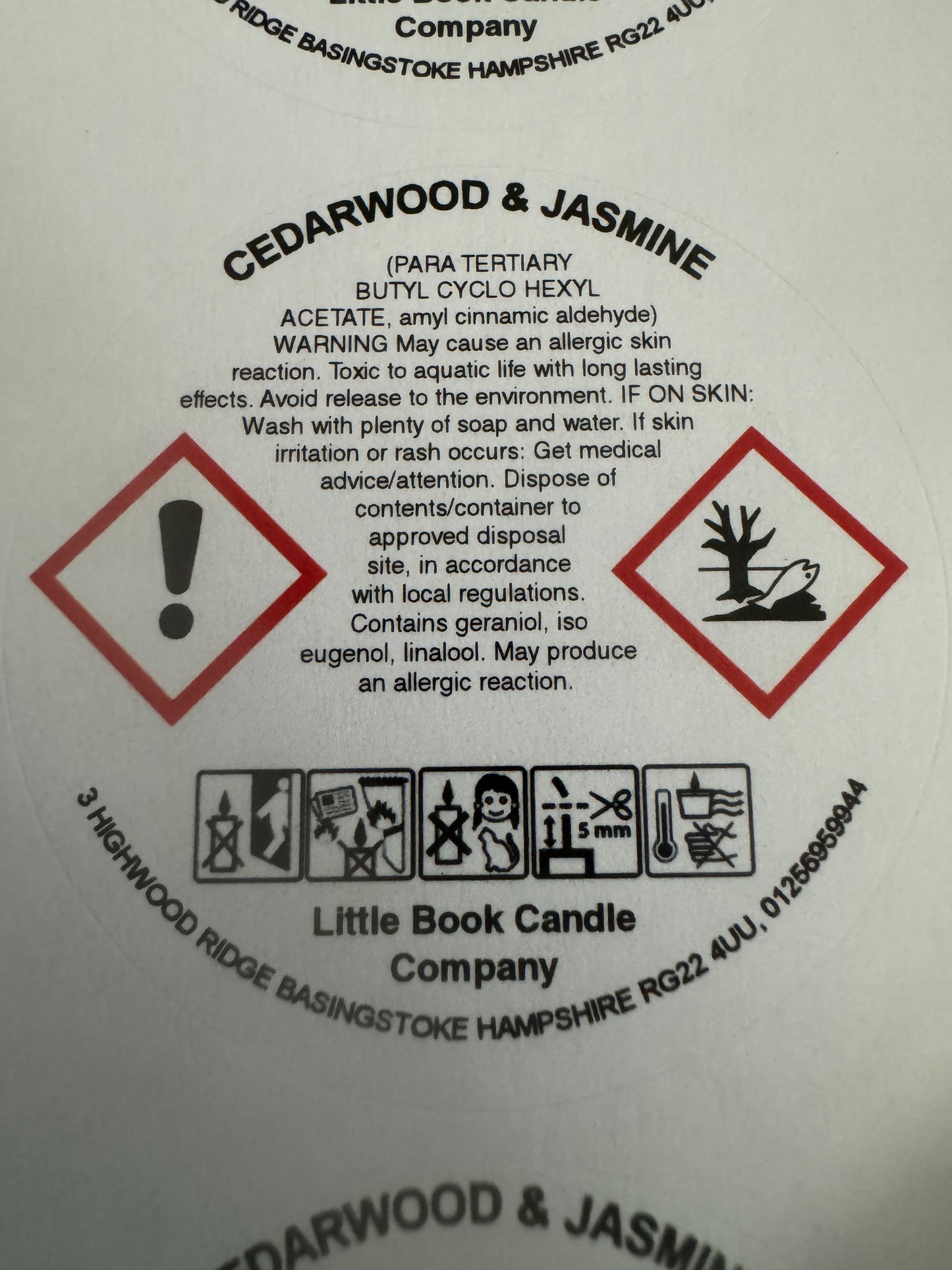 80g Soy Wax Candle Cedarwood & Jasmine