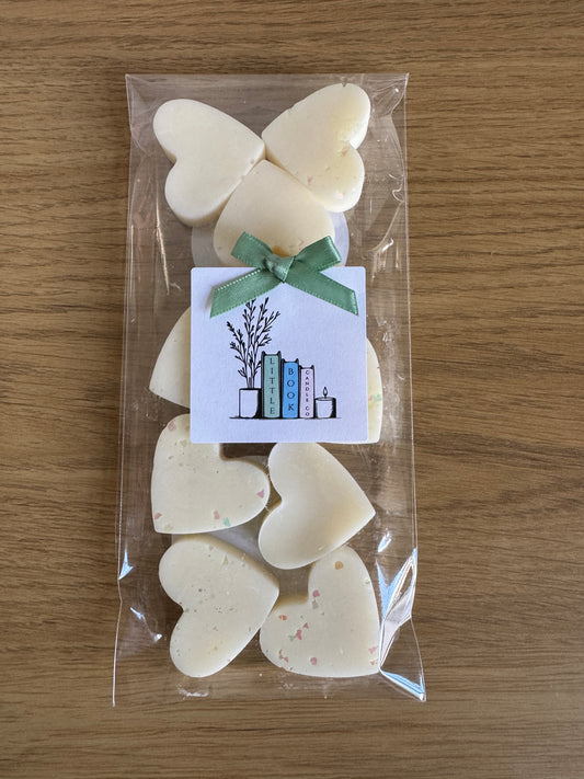 Pack of 10 Wax Melt Hearts Chanel No 5 (inspired)