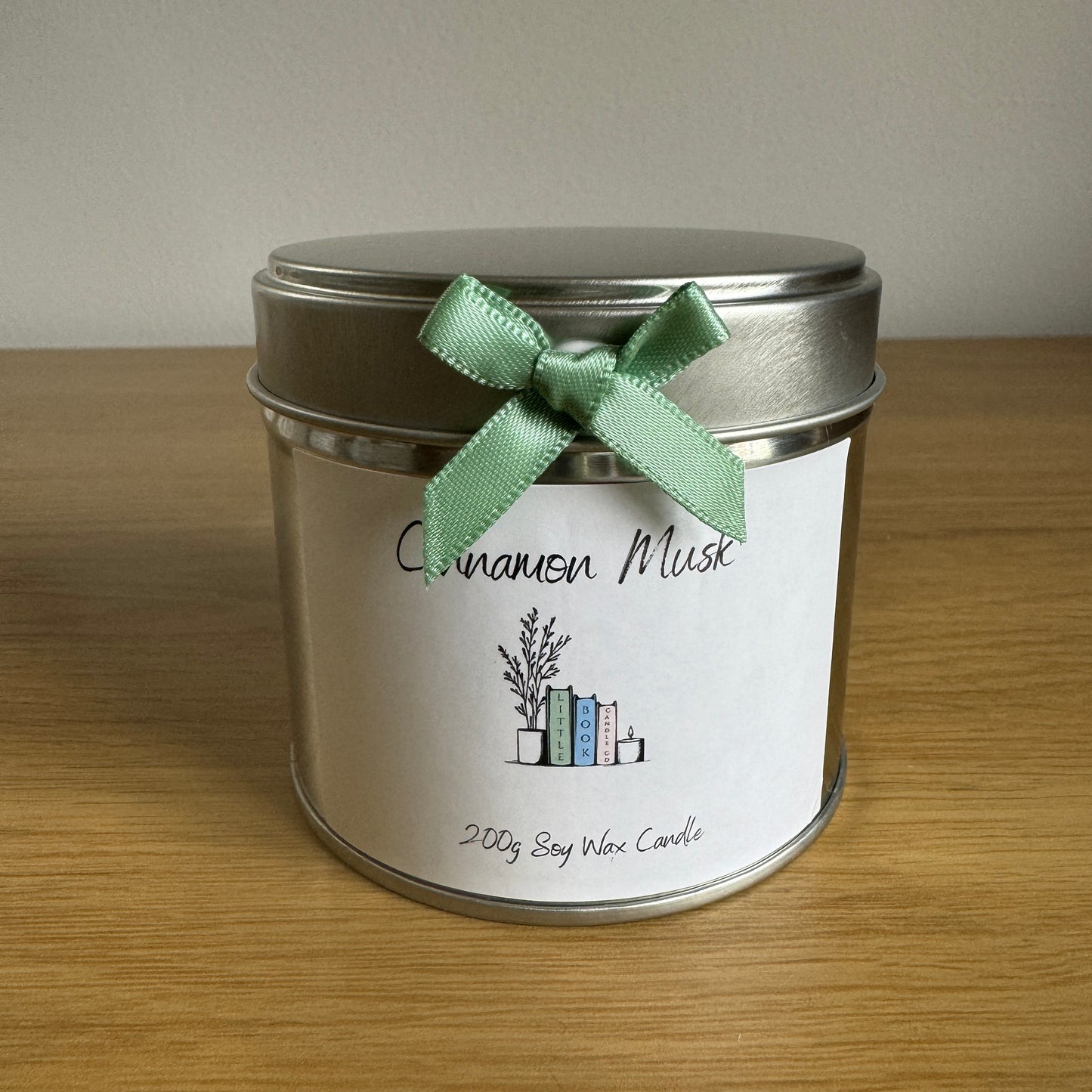 200g Candle Tin Cinnamon Musk