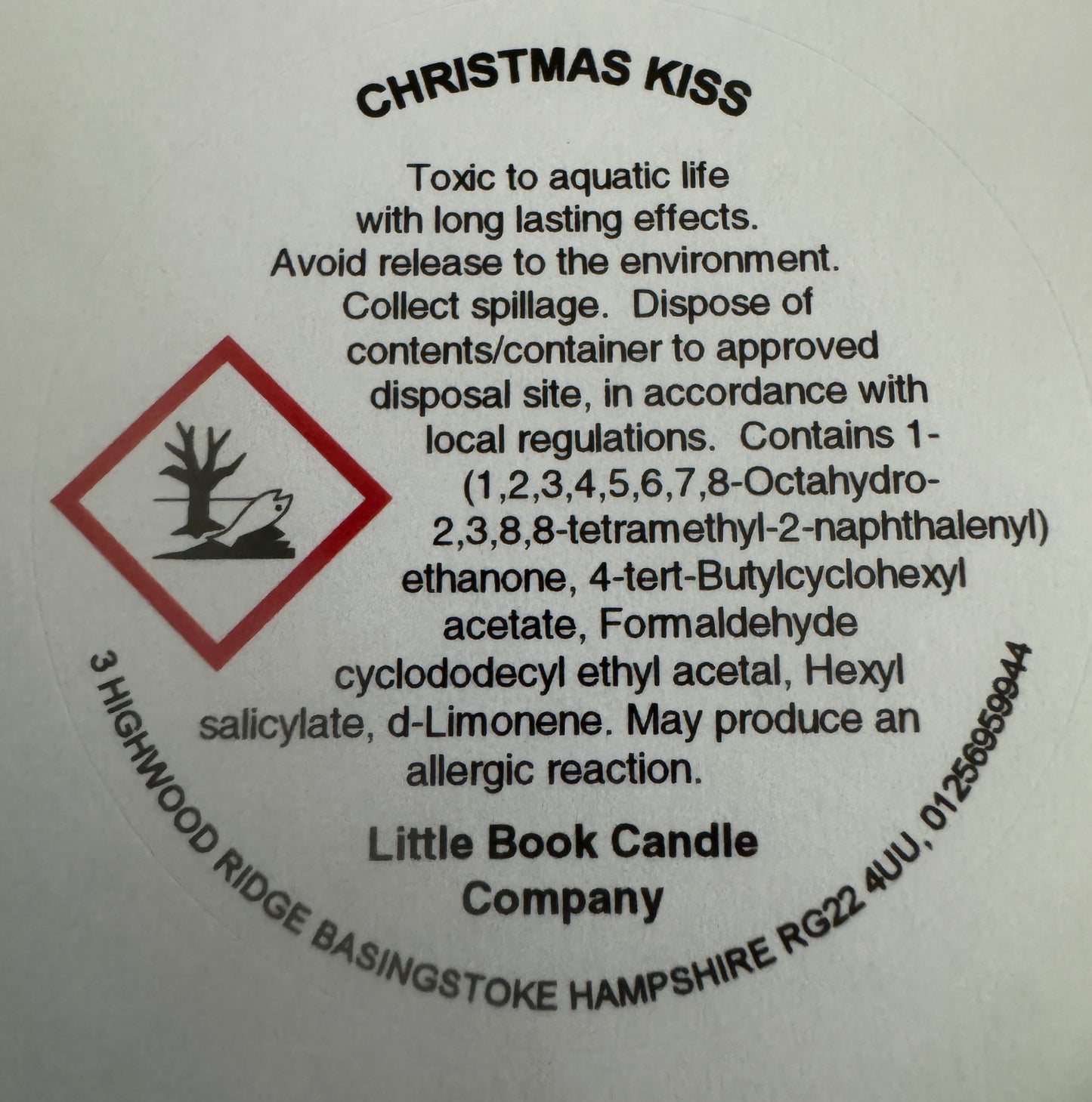 Pack of 10 Wax Melt Hearts Christmas Kiss