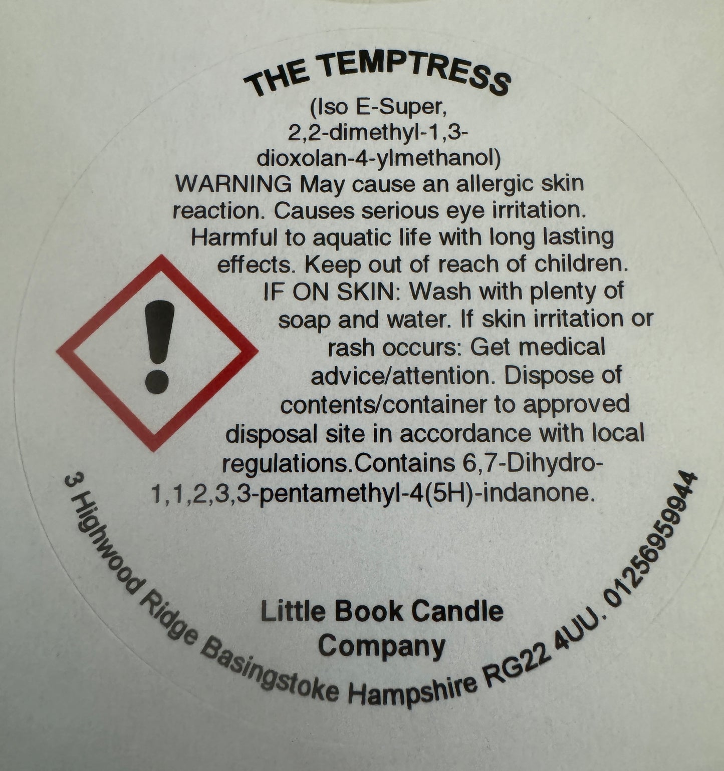 100ml Reed Diffuser The Temptress