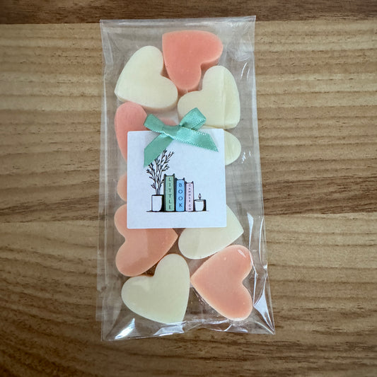 Pack of 10 Wax Melt Hearts Cranberry, Orange & Cinnamon