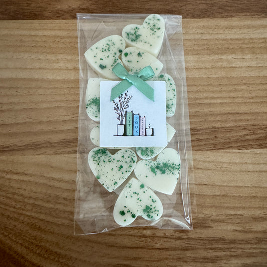 Pack of 10 Wax Melt Hearts Eucalyptus Escape