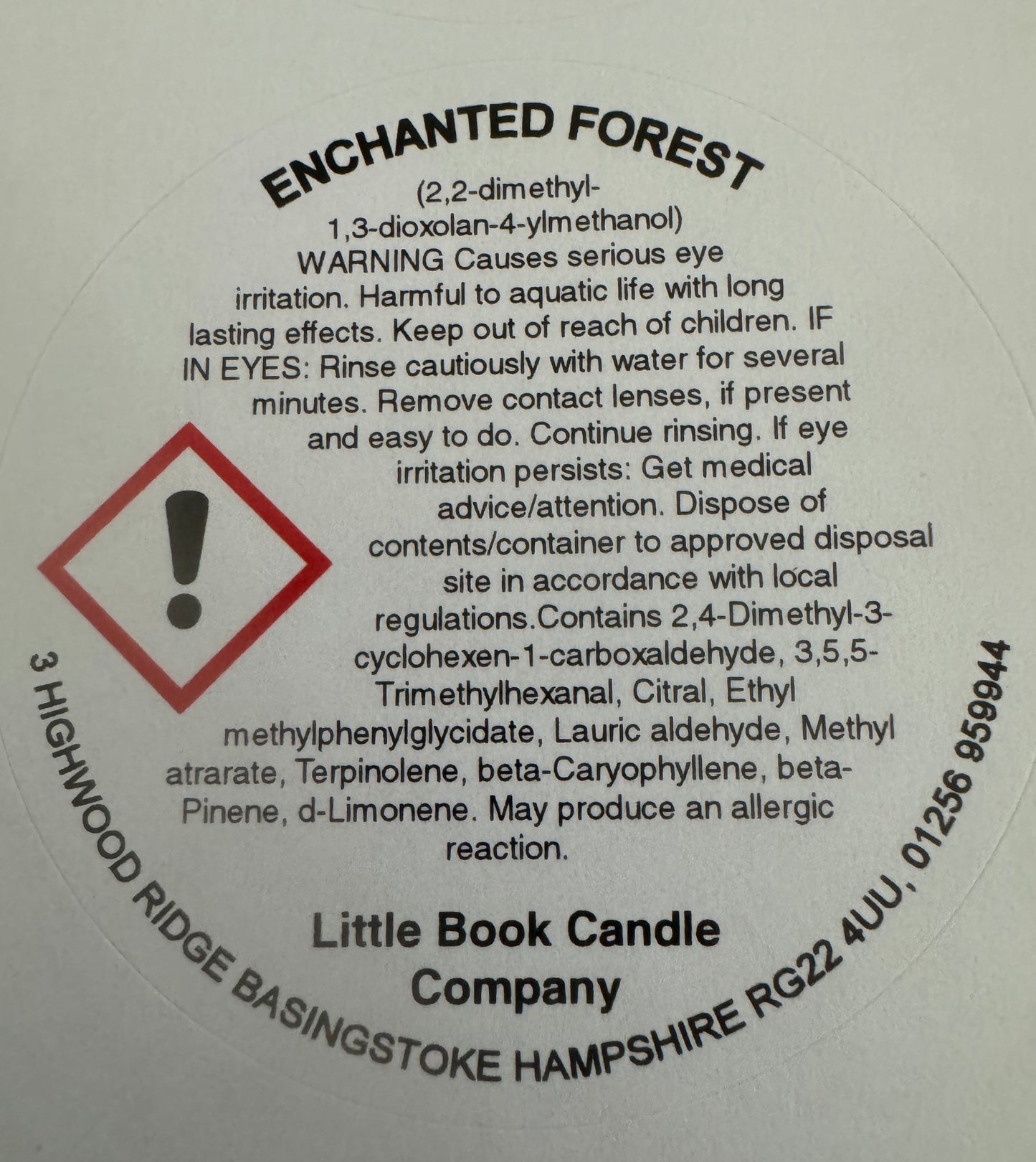 100ml Reed Diffuser Enchanted Forest