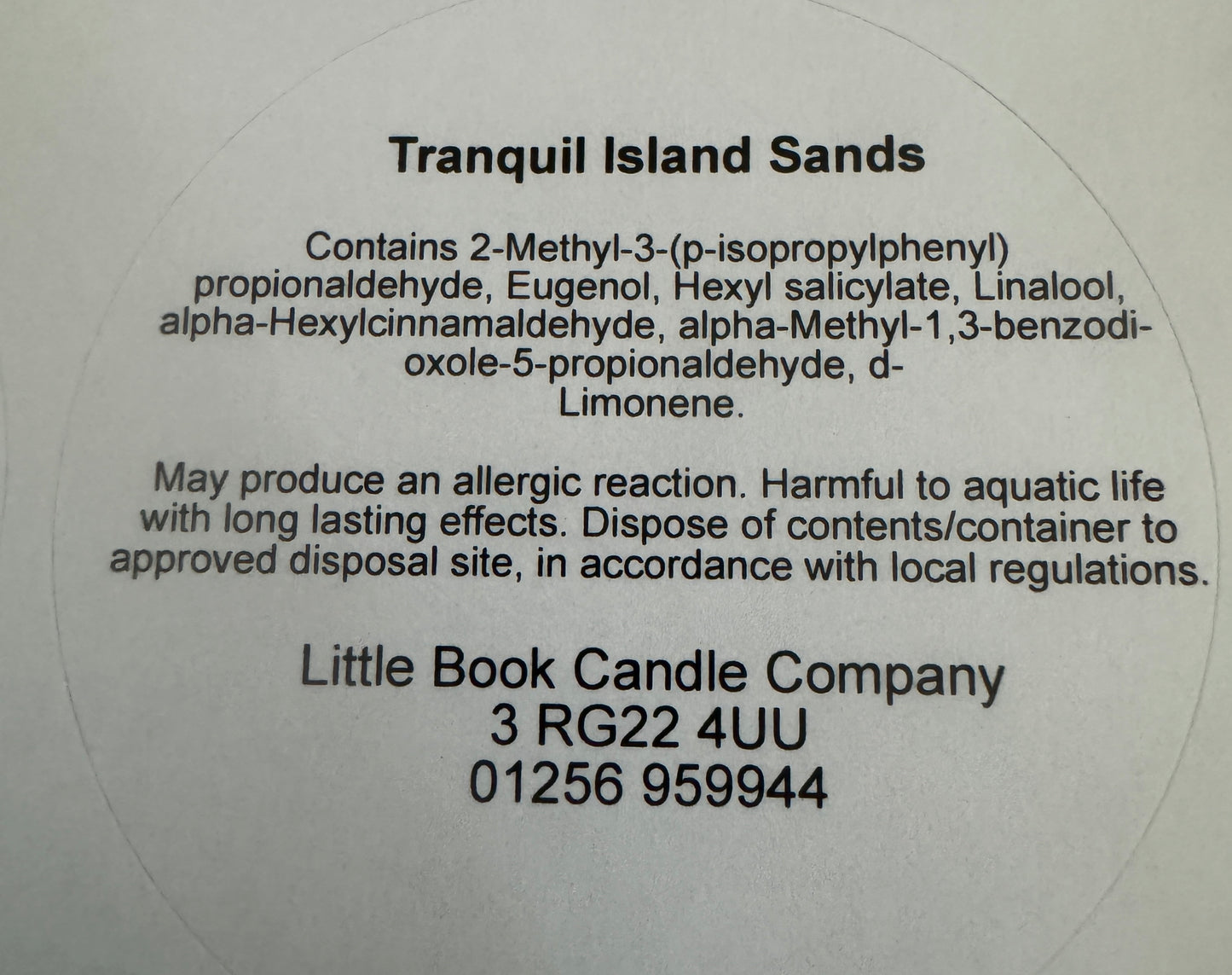 100ml Room Spray Tranquil Island Sands