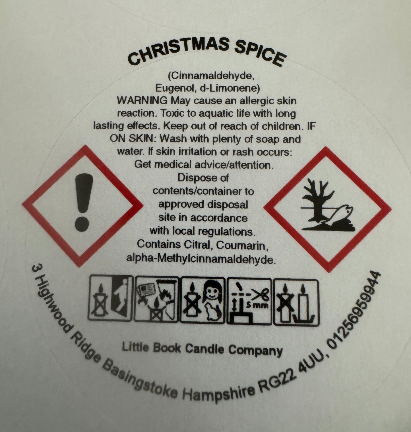 220g Candle Christmas Spice