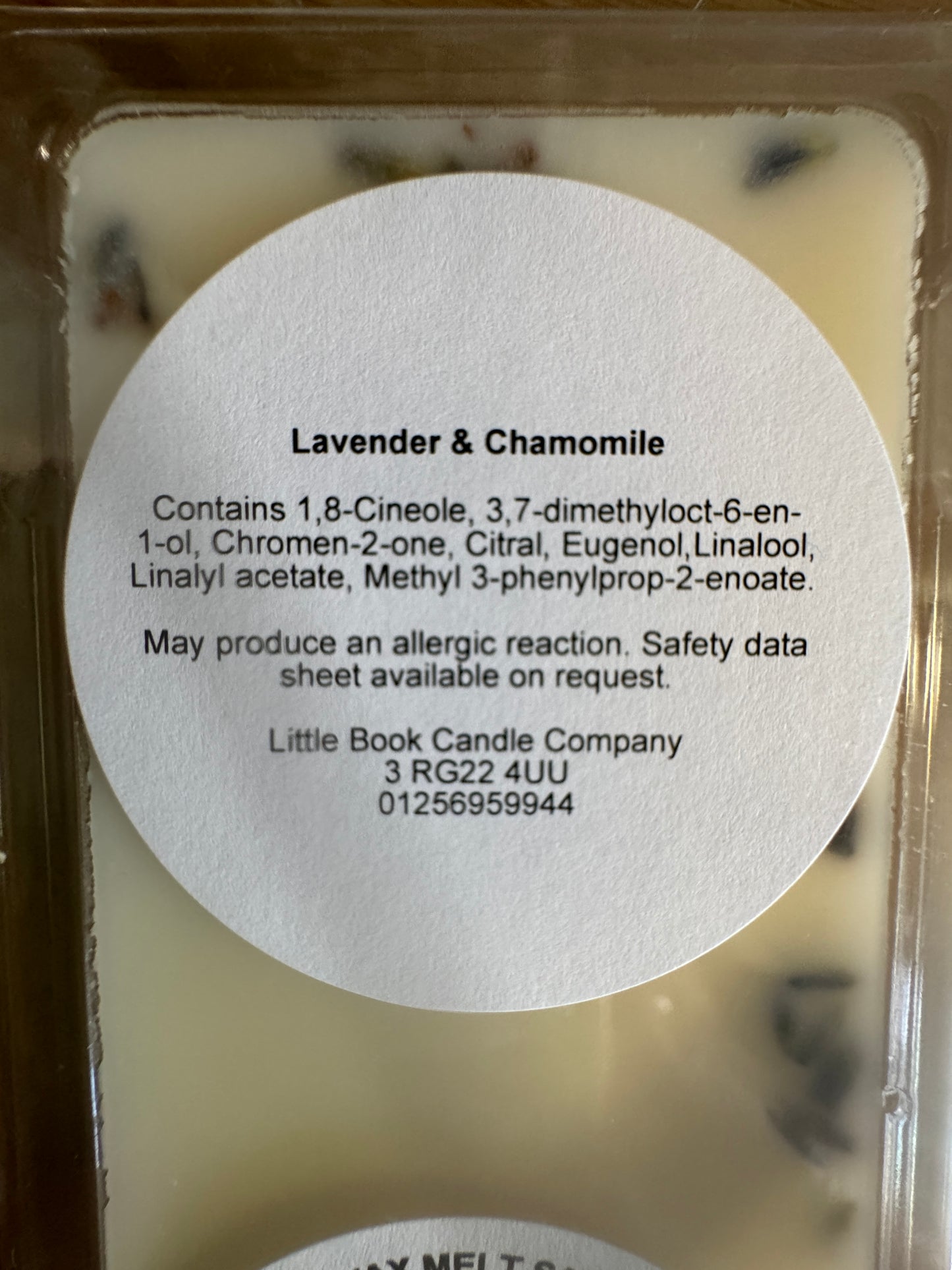 60g Clam Bar Lavender & Chamomile