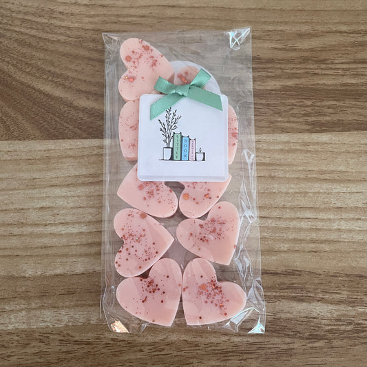 Pack of 10 Wax Melt Hearts Bird Of Paradise Flower