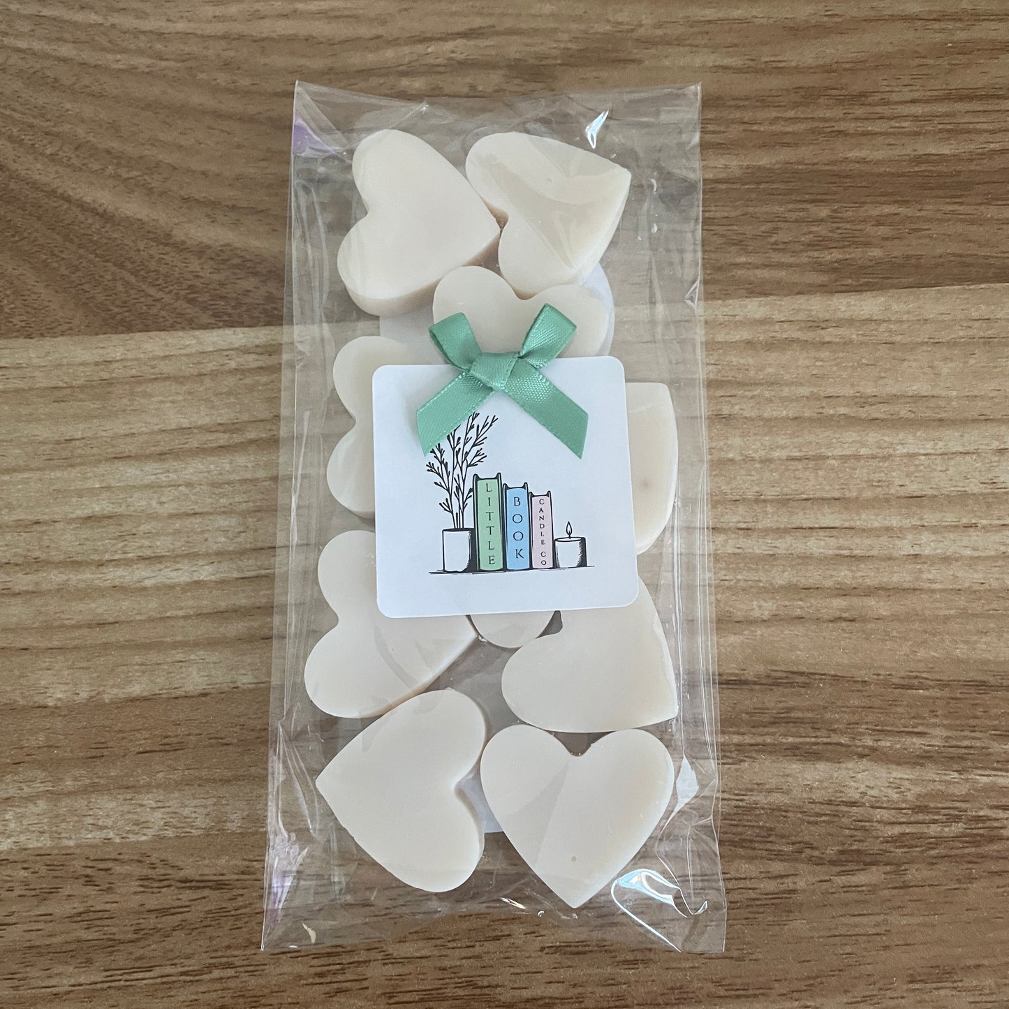 Pack of 10 Wax Melt Hearts Coffee For Two