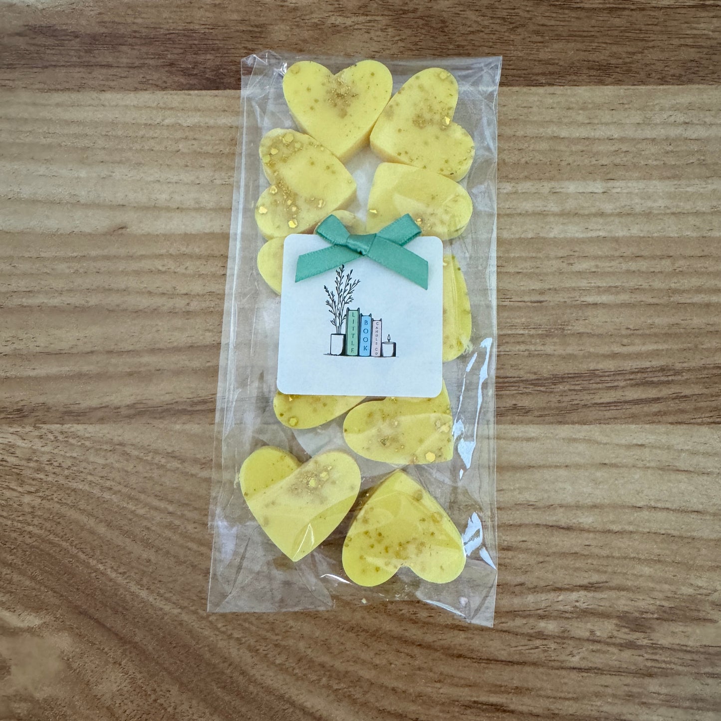 Pack of 10 Wax Melt Hearts Harvest Moon